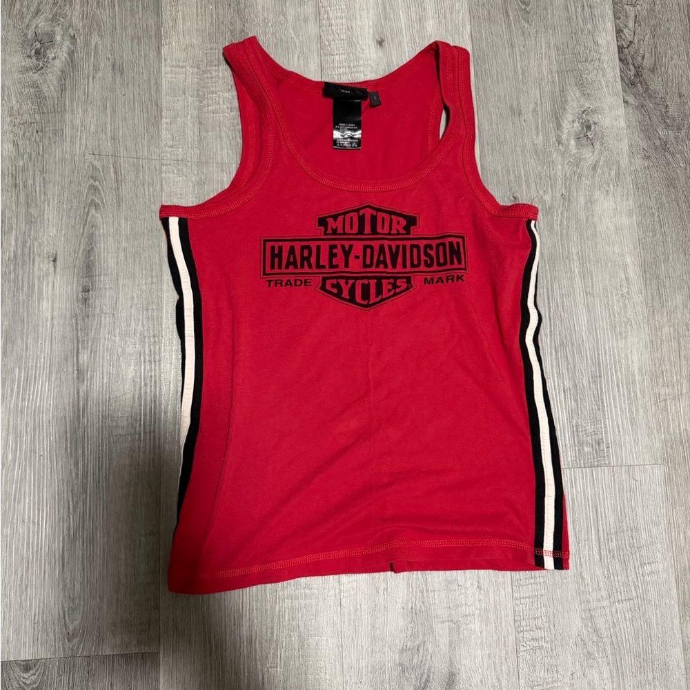 Harley-Davidson Red Tank Top